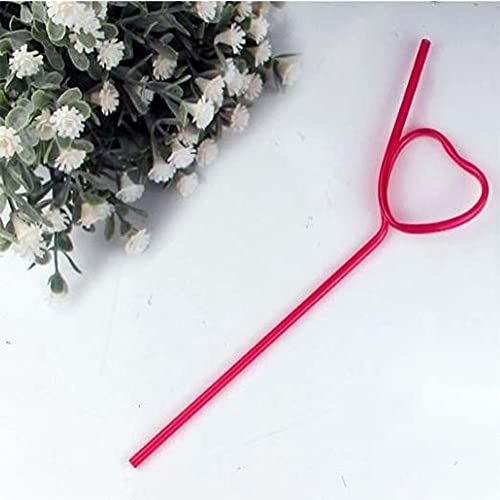 Pitillos para fiesta con diseño de corazón 20 unidades miniatura 4
