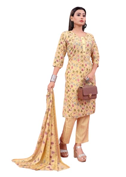 Image of Women's Kurta and Pant Set, Cotton