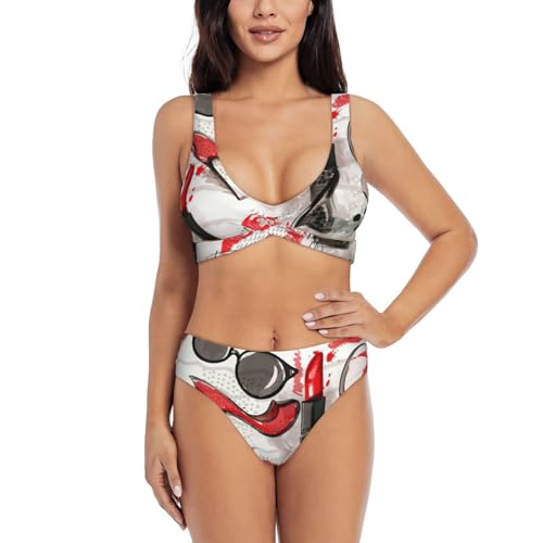 Maillot de bain bikini confortable résolvant les irritations pour plage et piscine