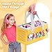 TATAVR Carrying Case for Toniebox Starter Set and Tonies Figurines, Felt Organizer Travel Bag with Strap for Tonies Box, Travel Cloth Musical Toy Folding Bag for Toniebox Accessories