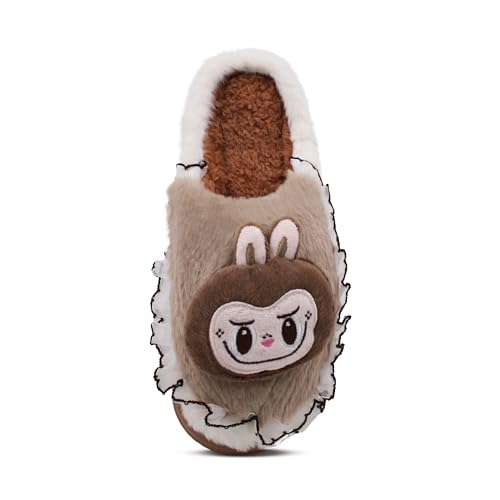 Image of VRITRAZ Women's Comfort Slip On Closed Toe Warm Winter with Cute Design print House Clog Indoor Slipper