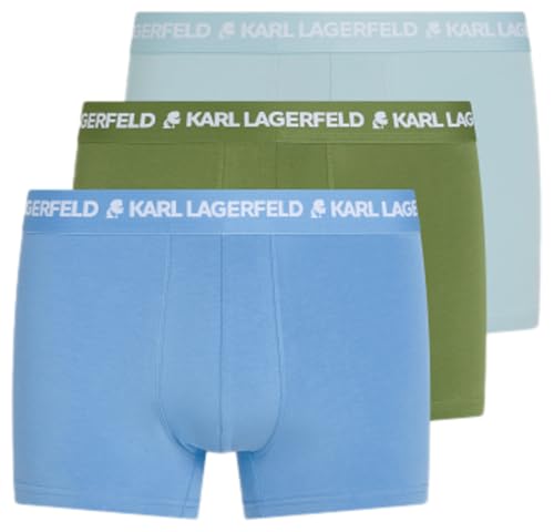 Karl Lagerfeld trunks para caballero con banda elástica y logotipo en pack triple
