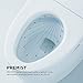 TOTO MS900CUMFG#01 NEOREST NX1 Dual Flush 1.0 or 0.8 GPF Toilet with Integrated Bidet Seat and EWATER+, Cotton White