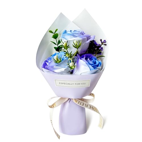 HANASPEAK ソープフラワー 花 手提げ式 造花 枯れない花 敬老の日 母の日 フラワーギフト 誕生日 記念日(Bella)