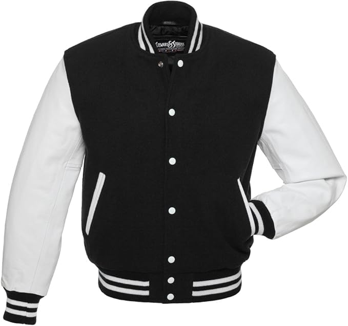 Stewart & Strauss Kids' Varsity Jackets in Wool and Vinyl