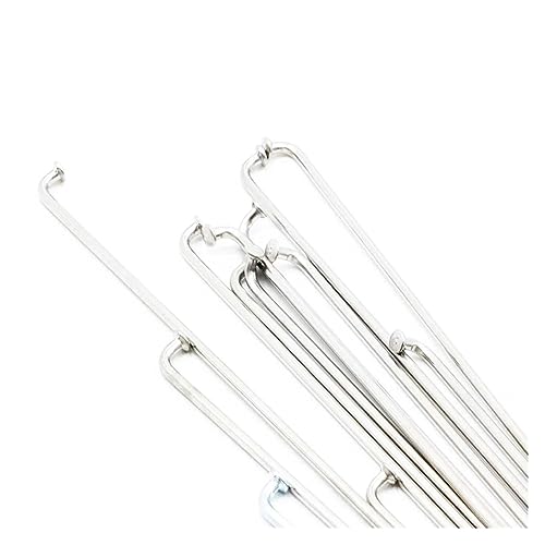 Rayons acier inoxydable vélo électrique 12G 54mm à 295mm argenté x36