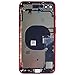 CELL4LESS Back Housing Assembly Metal MidFrame w/Major Components Pre-Installed Including Buttons for iPhone 8 Plus NO Logo (Red)