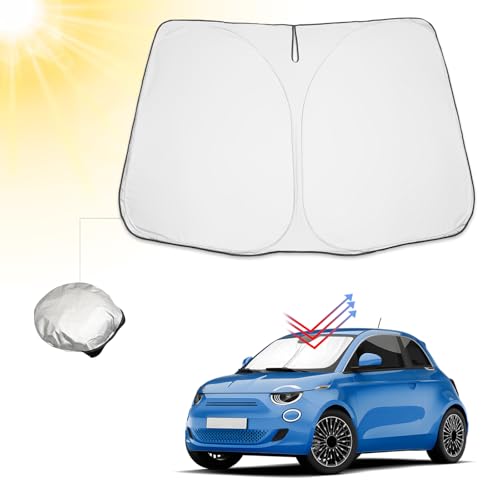 Pare-soleil pliable BIBIBO haute protection UV et chaleur sur mesure pour Fiat 500X