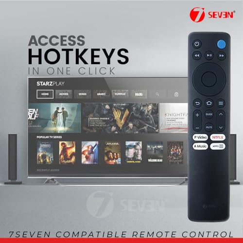 Image of 7SEVEN Compatible with Mi Redmi Fire Tv Remote for L32R8-FVIN L43R8-FVIN Model Suitable for F Series 32 43 50 55 Inch Television Non Voice Command Remote Control