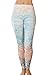 Comfy Yoga Deluxe - Dry Fit Capri Leggings - High Waist Fold-Over - Printed Yoga Pants - Medium/Large
