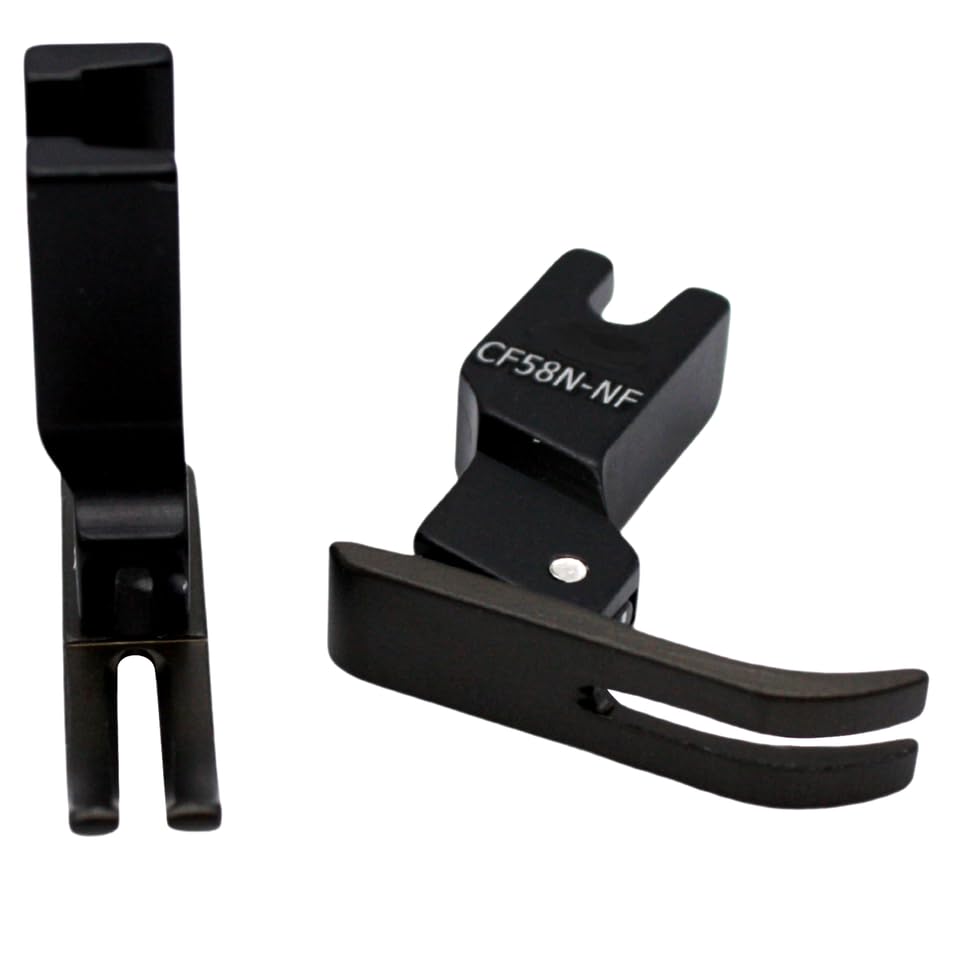 Pie prensatela estrecho teflón 8mm para máquina industrial miniatura 2