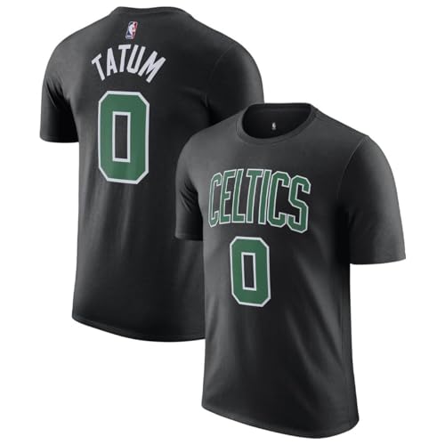 Outerstuff Jayson Tatum Boston Celtics NBA Kids Youth 8-20 Black Statement Edition Performance Jersey T-Shirt (US Numeric 14 16 Regular Black)