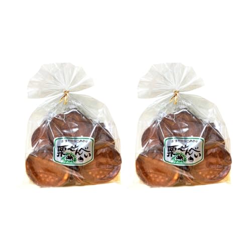 山口製菓 栗せん 18枚入×2個セット | 香ばしい栗の風味とやさしい甘さのせんべい 個包装 和菓子 お茶請け ギフト 日本製