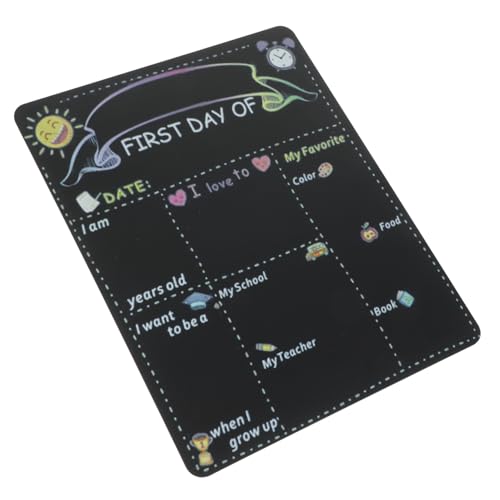 DOITOOL Double Sided Wooden Chalkboard for First Day of School Sign Back to School Decoration Photography Prop for and Exquisite Craftsmanship