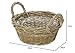 Dehner Rattan Pflanzschale mit Henkel, Ø 26 cm, Höhe 12 cm, Rattangeflecht, grau/braun Dehner günstig Kaufen-Dehner Rattan Pflanzschale mit Henkel, Ø 26 cm, Höhe 12 cm, Rattangeflecht, grau/braun