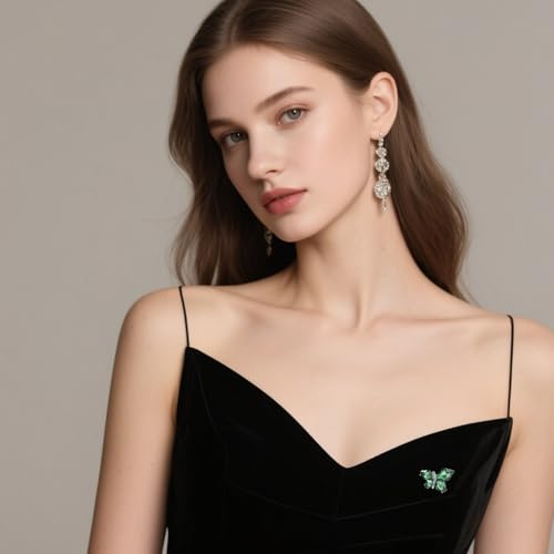 Image of Rhinestone /Enamel Animals Brooch and Pin for Women Elegant Animals Brooches Dress Accessories Birthday Gifts for Mom Wife