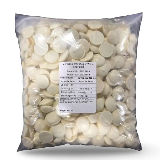 Merckens Coating Wafers Melting Wafers Super White 5 pounds