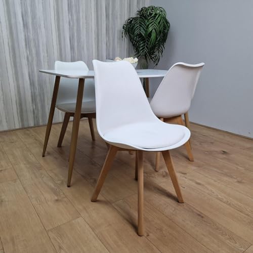 Sillas Cocina Madera Blancas Marca KOSY KOALA