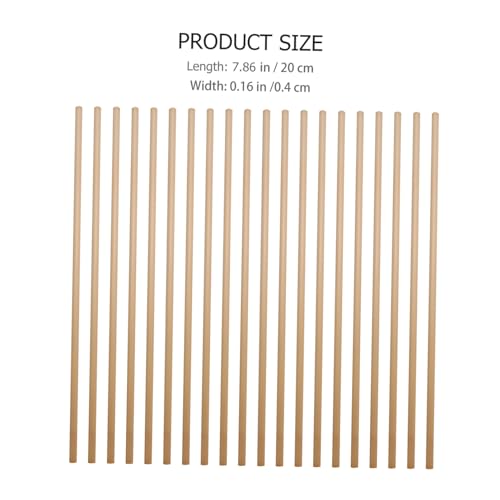 Pitillos Desechables de Paja de Trigo 100 PCS Khaki miniatura 3