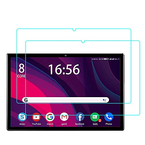 YHFZR Screen Protector for DUODUOGO Octa Core Tablet 10 inch, 9H Tempered Glass [Anti-Scratching] [Anti-Fingerprint] [Bubble-Free] Screen Protector for DUODUOGO Octa Core Tablet 10 inch, 2 Pack