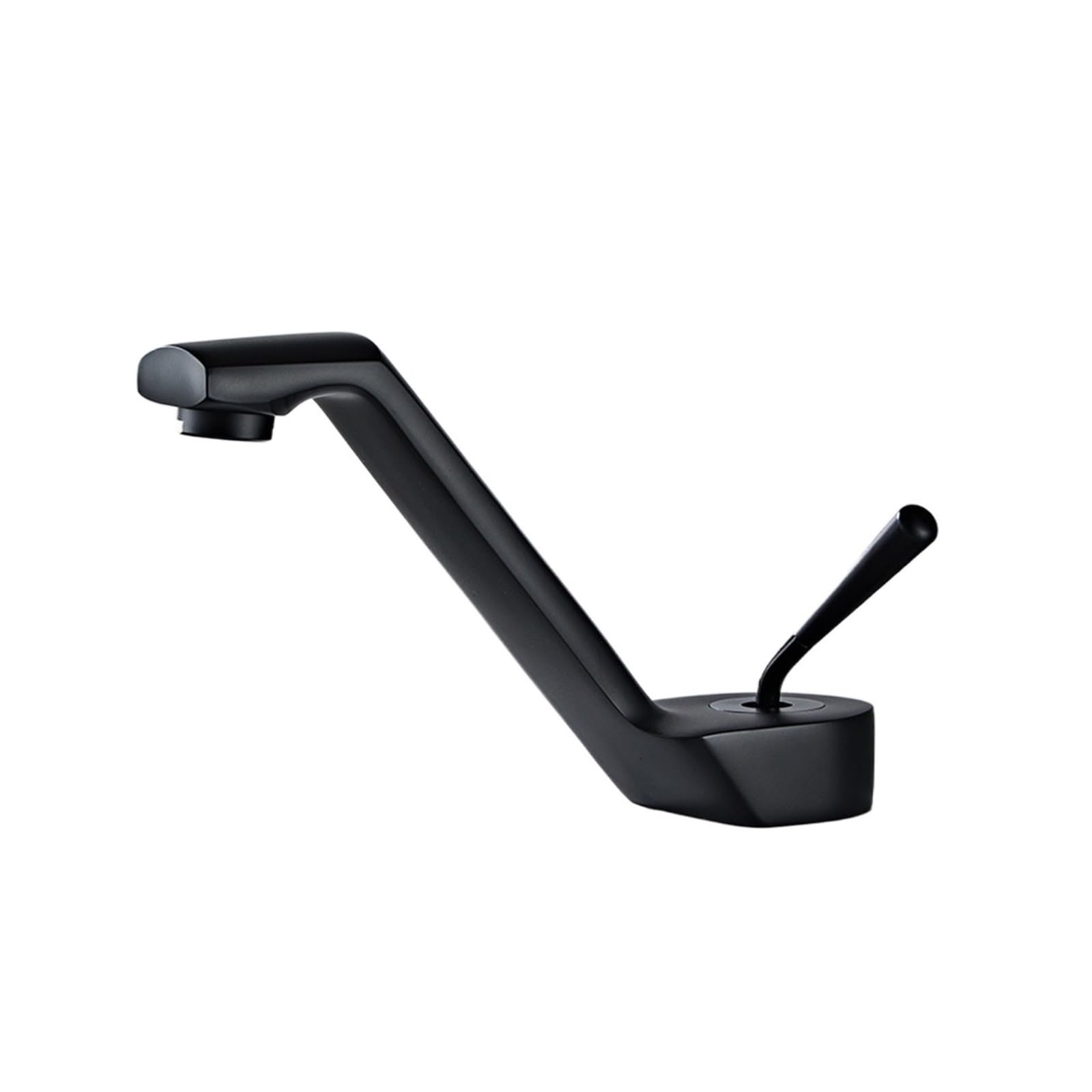 Grifo de lavabo negro doméstico para solucionar problemas de goteo con doble uso