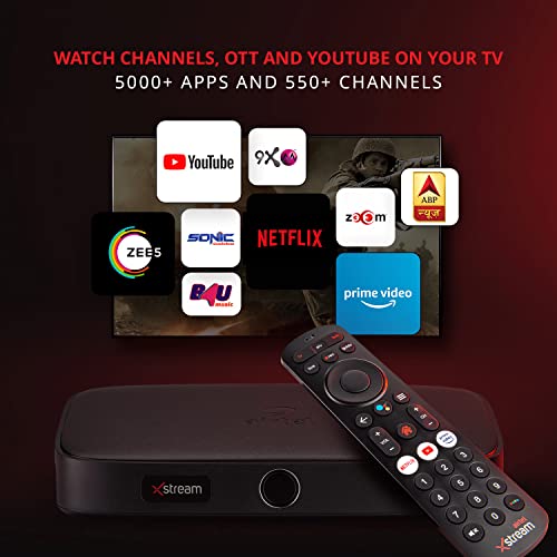 Image of Airtel Xstream Box | Android TV Box | Hindi Pack | Free Installation (1 Month Entertainment HD Pack)