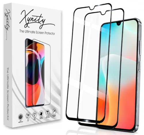 Image of Xynity Ultra Tempered Glass for Samsung Galaxy M06 / F06 / A06 (Pack of 2) - Edge to Edge Full Screen Coverage with Easy Installation Kit