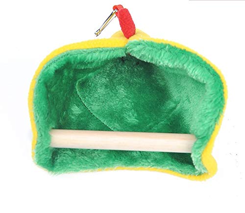 KUSO Winter Warm Vogelnest Huis Papegaai Baars Bed Huisdier Opknoping Tent Speelgoed voor Parkiet Kleine Medium Vogels… - Afbeelding 5