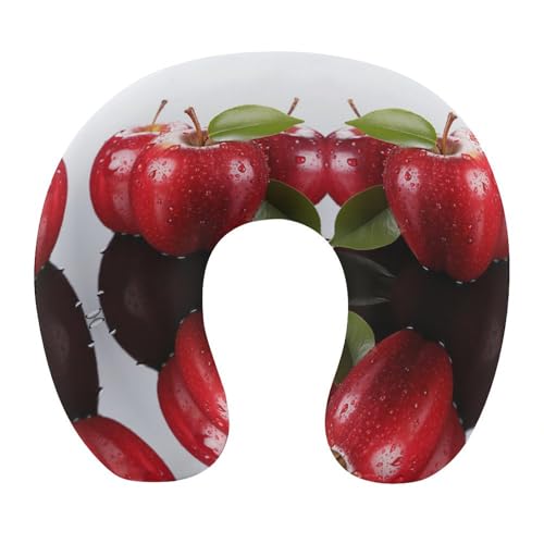 Almohada de viaje de espuma viscoelástica en forma de U miniatura 1