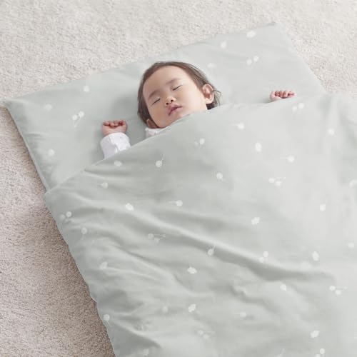 アイリスプラザ お昼寝布団5点セット 乳幼児用布団セット ふんわりとしたやさしい手触り 持ち運びらくらく収納バッグ付き 肌にやさしい綿100%使用 自宅洗濯可能 軽くてふわふわな掛け布団 風船柄グレー KFS-K5S (B0CKVCYJD7) Amazon価格推移・価格追跡
