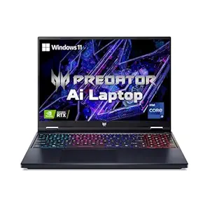 Acer Predator Helios Neo 16 Gaming Laptop 14th Gen Intel Core i9 Processor (Windows 11 Home/16 GB/1 TB SSD/NVIDIA GeForce RTX 4070) PHN16-72 with 40.64 cm (16