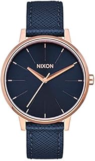 Nixon Unisex Erwachsene Digital Quarz Uhr mit Leder Armband A108-2195-00