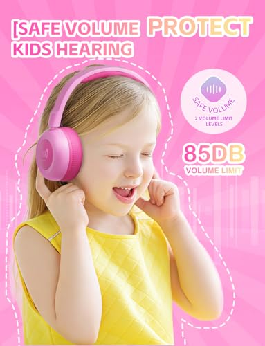 Gorsun E69 Wireless Kids Headphones – 85 dB Volume-Limited, 50-Hour Battery — view 3