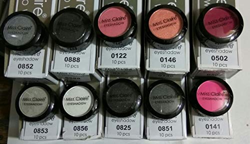 Image of Miss Claire Single Eyeshadow, Shimmery Finish - Shade No.0502 Dark Pink, Powder
