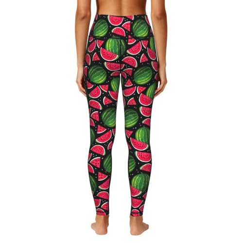 Pantalones de yoga holgados y elásticos de sandía transpirable 5