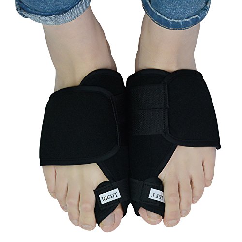 Tojwi Big Toe Bunion Splint Hallux Valgus Foot Pain Relief Corrector 2pcs for Left and Right Foot
