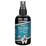 Vet Recommended - Dog Cologne Spray - Manly Mutt Perfume for Dogs - Perfect Pet Deodorant for Dogs and Cats - 4oz/120ml, Made in USA.