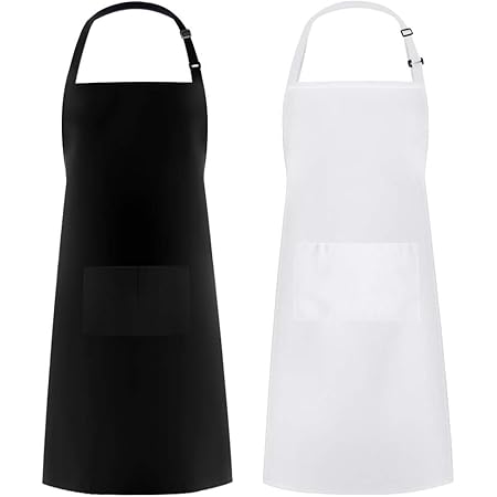 White cooking apron Clearance