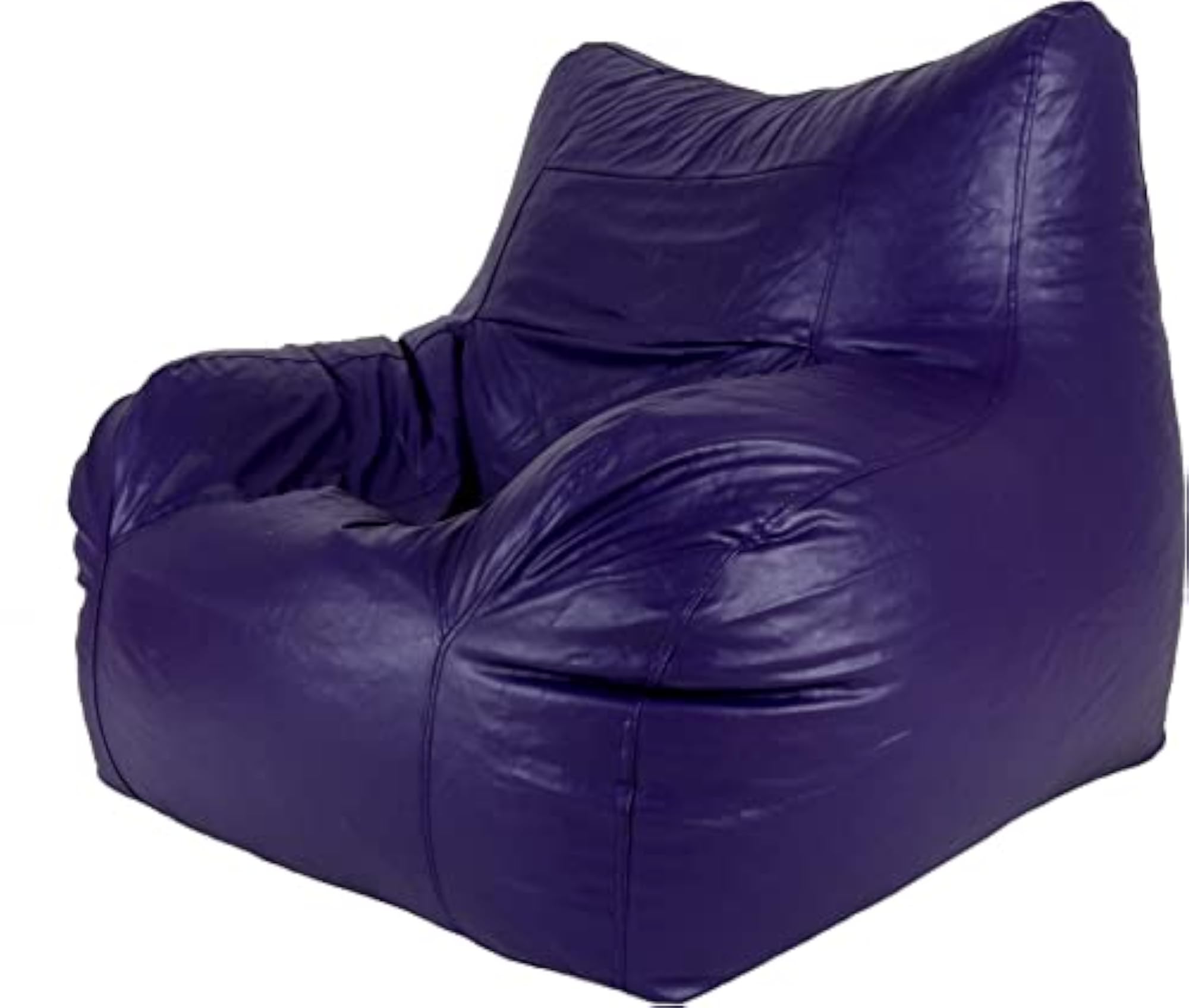 Jumbo Arm Chair Bean Bag Cover, Purple