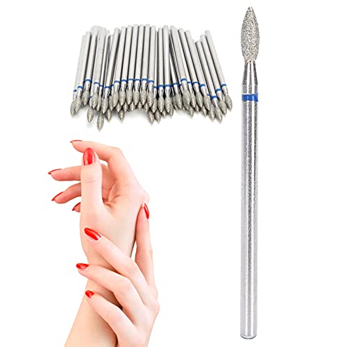 50 piezas de puntas para taladro de uñas miniatura 3