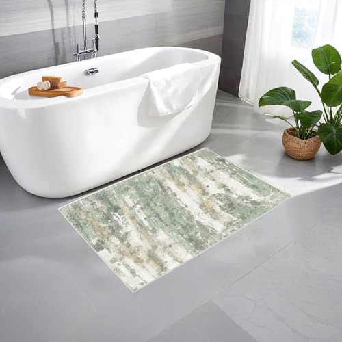Tapetes decorativos interiores 18" x 30" 2 piezas, lavables miniatura 6