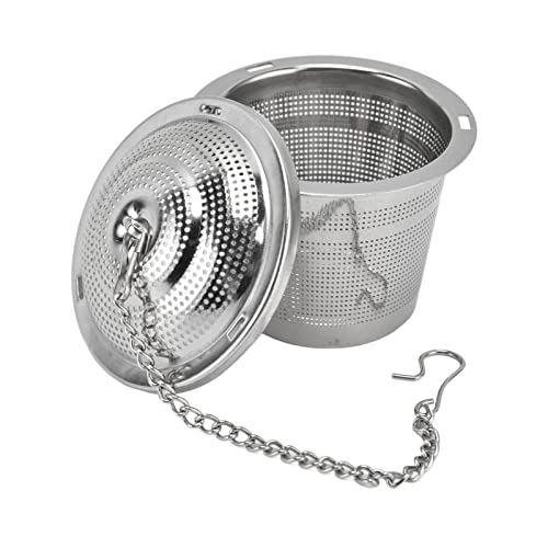 Coador de chá solto infusor de chá em forma de barril infusor de chá de aço inoxidável para chá solt