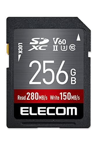 ELECOM 256GB SDXCカード MF-FSD256G50U3A Amazon | エレコム SDカード 256GB SDXC データ復旧サービス付 UHS-II