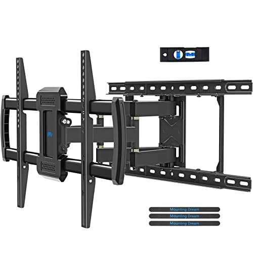 Image of Mounting Dream TV Wall Mount for Most 42-84 Inch TVs, Full Motion Wall Mount Bracket with Articulating Arms , Max VESA 600x400mm , Up to 100LBS , Fits 16 inch , 18 inch , 24 inch Studs