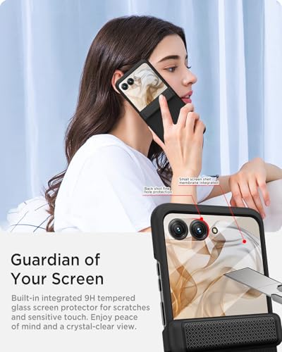 Coque Motorola Razr 2024 robuste anti-chute et antidérapante PC rigide - 4