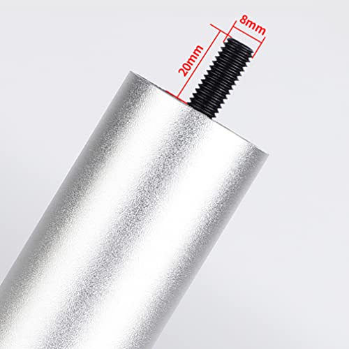 LOVEM 4 Piedini per Mobili Nero Gambe per Mobili