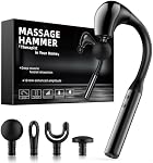 Fronnor Massage Gun with Extension Handle,Back Massager Tool,U-shaped Massage (Matte Black)