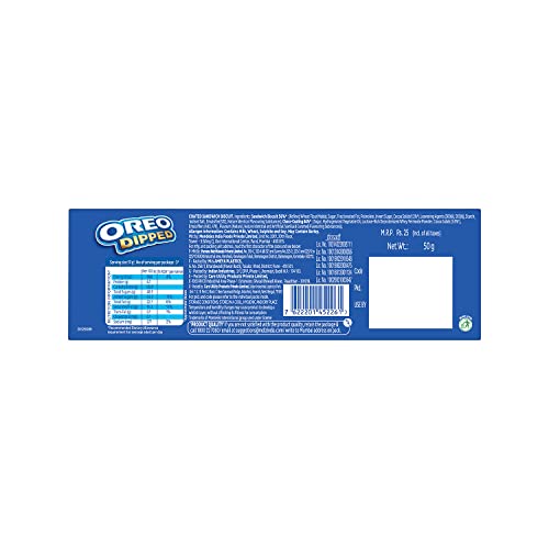 Image of Cadbury Oreo Dipped Chocolate Cookie, 50 Gram