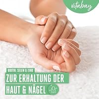 Vitabay Biotin Hochdosiert 10000mcg 540 Tabletten Time Released & Vegan – Ansicht 5
