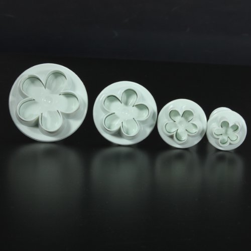 Album Art for 4Pcs Wintersweet Plunger Cutters Cake Cookies Decorating Tools Mold by Rihanna
